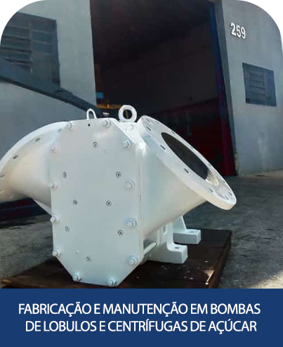 Manutenção em Bombas de Lobulos e Centrífugas de Açucar